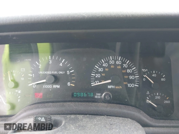 1999 Jeep Cherokee Sport with VIN 1J4FF68S8XL554570, listed as a IAAI auction lot 41737417 with 98,678 mi miles and . Bid and sale history available at DreamBid. Image 7.