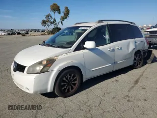 2006 Nissan Quest S Special Edition z VIN 5N1BV28U86N103414, wystawiony jako Copart lot #56344695 z przebiegiem 3 318 mil mil oraz Szkoda całkowita • Salvage title. Historia ofert i sprzedaży dostępna na DreamBid. Obrazek 1.