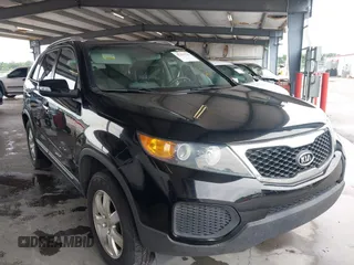 2013 Kia Sorento LX with VIN 5XYKT4A27DG361149, listed as a IAAI auction lot 42491519 with 158,560 mi miles and . Bid and sale history available at DreamBid. Image 1.