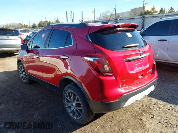 2019 Buick Encore Sport Touring with VIN KL4CJ2SB3KB788617, listed as a IAAI auction lot 41615963 with Not Provided miles and . Bid and sale history available at DreamBid. Image 3.