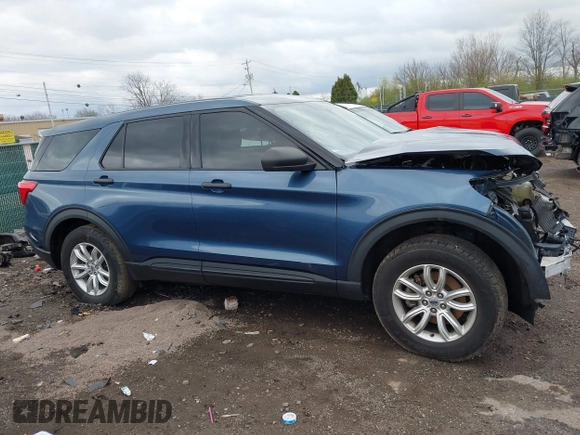 2020 Ford Explorer with VIN 1FMSK8BH8LGC23575, listed as a IAAI auction lot 41944018 with 107,427 mi miles. Bid and sale history available at carsss.com. Image 14.