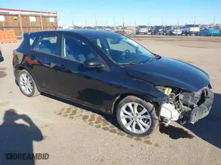 2011 Mazda Mazda3 s Sport with VIN JM1BL1K69B1459287, listed as a IAAI auction lot 41696479 with 109,596 mi miles. Bid and sale history available at carsss.com. Image 1.