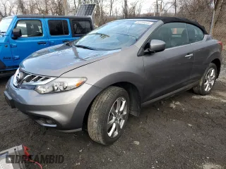 2014 Nissan Murano CrossCabriolet with VIN JN8AZ1FYXEW300537, listed as a Copart auction lot 88735645 with 37,349 mi miles and Salvage Title. Bid and sale history available at carsss.com. Image 1.