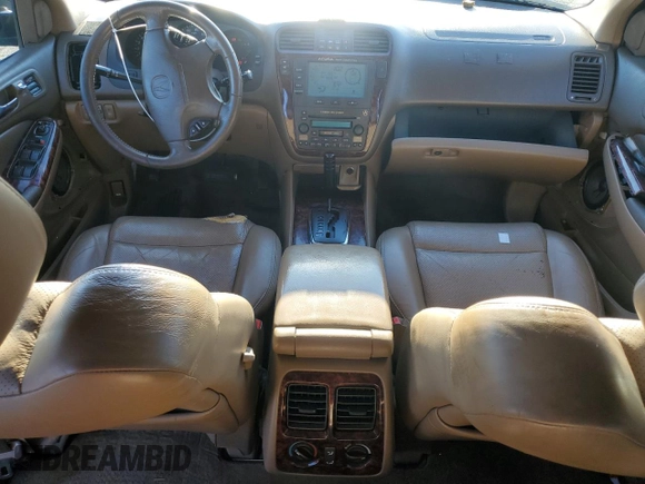 2002 Acura MDX Touring Pkg with VIN 2HNYD186X2H542219, listed as a Copart auction lot 44222445 with 268,930 mi miles and Salvage Title. Bid and sale history available at carsss.com. Image 8.