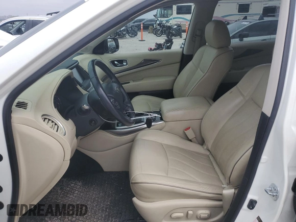 2017 Infiniti QX60 with VIN 5N1DL0MM4HC517751, listed as a Copart auction lot 52100765 with 75,843 mi miles and Salvage Title. Bid and sale history available at DreamBid. Image 7.