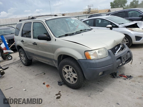2003 Ford Escape XLT Popular with VIN 1FMCU03113KD48108, listed as a Copart auction lot 60978095 with 201,604 mi miles and Salvage title. Bid and sale history available at DreamBid. Image 4.