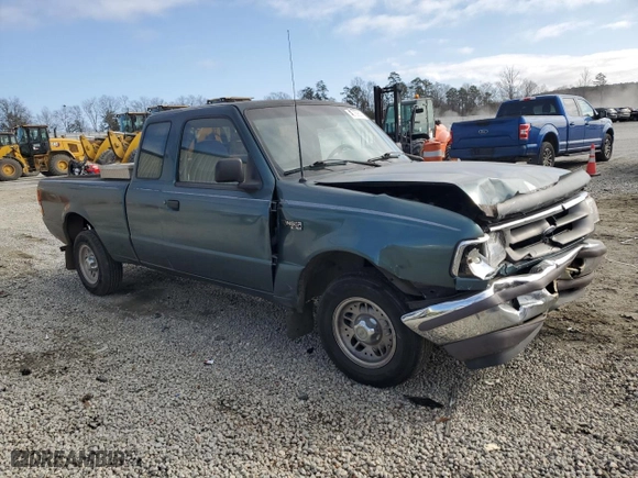1996 Ford Ranger XL with VIN 1FTCR14U5TPA62043, listed as a Copart auction lot 43789605 with 190,978 mi miles and Salvage Title. Bid and sale history available at carsss.com. Image 4.
