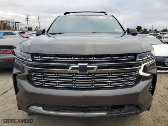 2021 Chevrolet Suburban High Country with VIN 1GNSKGKL0MR188370, listed as a Copart auction lot 53815855 with 53,881 mi miles and Salvage Title. Bid and sale history available at carsss.com. Image 5.