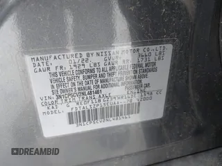 2022 Nissan Kicks SV with VIN 3N1CP5CV2NL481461, listed as a IAAI auction lot 41899293 with 34,636 mi miles and . Bid and sale history available at DreamBid. Image 9.