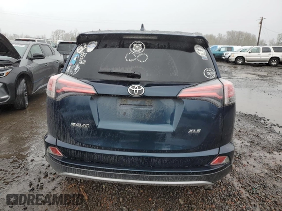 2017 Toyota RAV4 XLE with VIN JTMWFREV0HJ718137, listed as a Copart auction lot 49931375 with 192,980 mi miles and Salvage Title. Bid and sale history available at carsss.com. Image 6.
