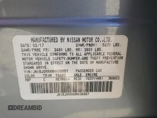 2017 Infiniti QX50 with VIN JN1BJ0RRXHM408987, listed as a Copart auction lot 49341714 with 38,051 mi miles. Bid and sale history available at carsss.com. Image 13.