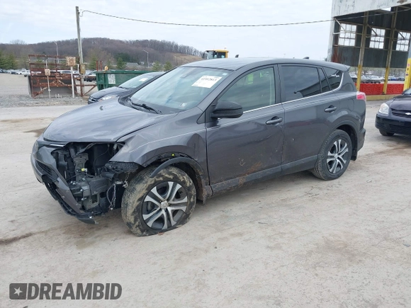 2018 Toyota RAV4 LE with VIN JTMBFREV4JJ742428, listed as a IAAI auction lot 41912813 with 114,159 mi miles. Bid and sale history available at carsss.com. Image 2.