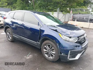 2020 Honda CR-V EX with VIN 2HKRW2H58LH628865, listed as a IAAI auction lot 42615614 with 51,096 mi miles and . Bid and sale history available at DreamBid. Image 1.