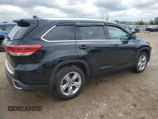 2017 Toyota Highlander Limited with VIN 5TDDZRFH1HS417662, listed as a Copart auction lot 59342485 with 97,800 mi miles and Salvage title. Bid and sale history available at DreamBid. Image 3.