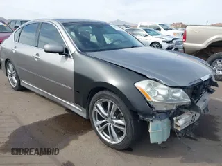 2008 Infiniti M with VIN JNKAY01E38M601901, listed as a IAAI auction lot 41695374 with Not Provided miles and . Bid and sale history available at carsss.com. Image 1.