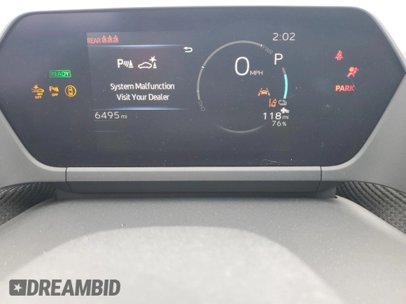 2023 Subaru Solterra Premium z VIN JTMABABA9PA016535, wystawiony jako Copart lot #45106524 z przebiegiem 6 495 mil mil oraz . Historia ofert i sprzedaży dostępna na DreamBid. Obrazek 9.