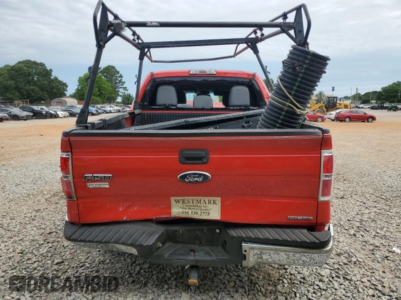 2011 Ford F-150 XL with VIN 1FTEW1CM1BKD13882, listed as a Copart auction lot 58329505 with Not provided miles and Salvage title. Bid and sale history available at DreamBid. Image 6.