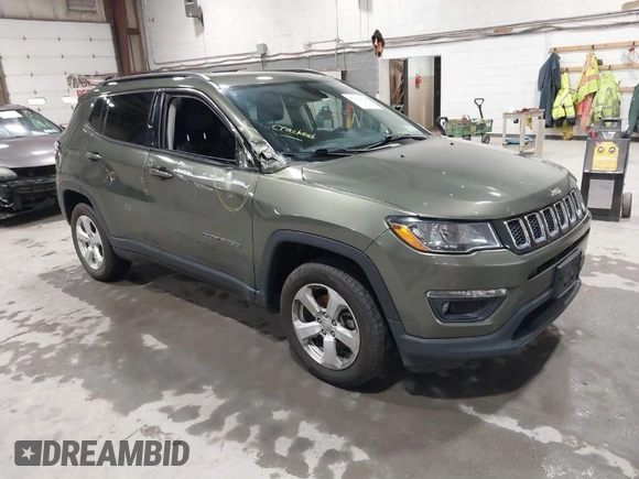 2021 Jeep Compass Latitude with VIN 3C4NJDBB1MT566220, listed as a IAAI auction lot 41816107 with 69,139 mi miles and . Bid and sale history available at DreamBid. Image 1.