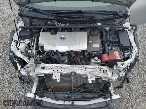 2022 Toyota Prius L Eco z VIN JTDKAMFU7N3160423, wystawiony jako Copart lot #55865935 z przebiegiem 72 950 mil mil oraz Szkoda całkowita • Salvage title. Historia ofert i sprzedaży dostępna na DreamBid. Obrazek 11.