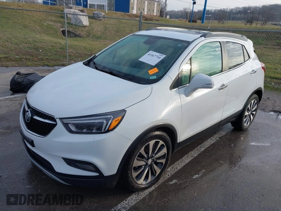 2019 Buick Encore Essence with VIN KL4CJCSM0KB774925, listed as a IAAI auction lot 41167710 with 95,667 mi miles. Bid and sale history available at carsss.com. Image 2.
