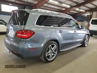 2017 Mercedes-Benz GLS 550 with VIN 4JGDF7DE8HA906607, listed as a Copart auction lot 54555835 with 124,702 mi miles and Clean Title. Bid and sale history available at DreamBid. Image 3.