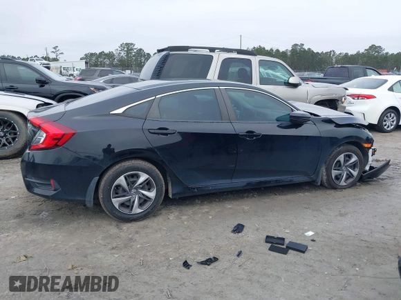 2020 Honda Civic Sedan LX with VIN 19XFC2F60LE015313, listed as a IAAI auction lot 41461207 with 58,276 mi miles. Bid and sale history available at carsss.com. Image 13.