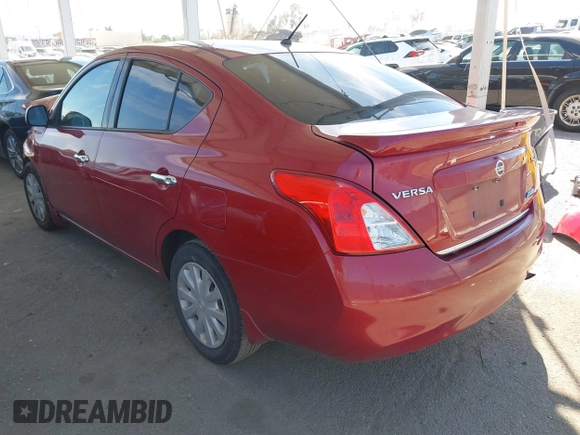 2014 Nissan Versa SV with VIN 3N1CN7AP5EL871556, listed as a IAAI auction lot 42022208 with 1 mi miles. Bid and sale history available at carsss.com. Image 3.