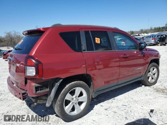 2015 Jeep Compass Sport with VIN 1C4NJCBB9FD246582, listed as a Copart auction lot 48387475 with 134,006 mi miles and Salvage Title. Bid and sale history available at carsss.com. Image 3.