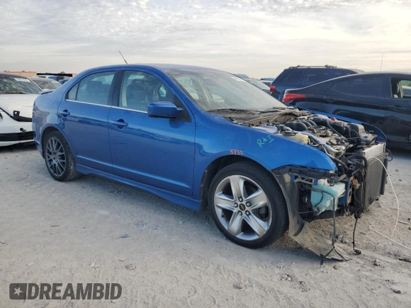 2011 Ford Fusion SPORT with VIN 3FAHP0DC1BR218198, listed as a Copart auction lot 42527465 with 126,250 mi miles and Salvage Title. Bid and sale history available at carsss.com. Image 4.