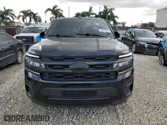 2022 Ford Expedition Max XLT with VIN 1FMJK1HT9NEA61985, listed as a Copart auction lot 76666394 with 54,866 mi miles and Salvage title. Bid and sale history available at DreamBid. Image 5.