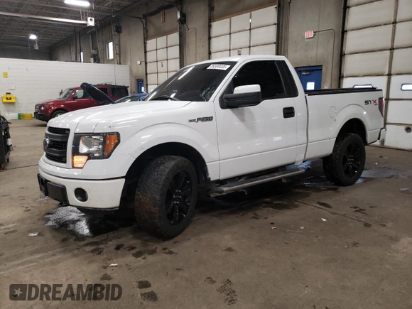 2013 Ford F-150 XL with VIN 1FTMF1EF6DFB52970, listed as a Copart auction lot 89300035 with 189,882 mi miles and Salvage Title. Bid and sale history available at DreamBid. Image 1.