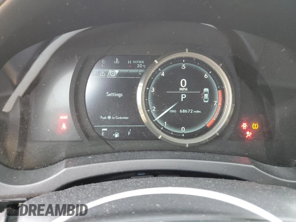 2015 Lexus IS 250 z VIN JTHCF1D21F5019549, wystawiony jako Copart lot #54077215 z przebiegiem 68 672 mil mil oraz Szkoda całkowita • Salvage title. Historia ofert i sprzedaży dostępna na DreamBid. Obrazek 9.