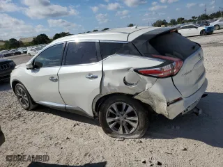 2015 Nissan Murano S with VIN 5N1AZ2MG9FN213601, listed as a Copart auction lot 88625055 with 61,220 mi miles and Clean Title. Bid and sale history available at carsss.com. Image 2.