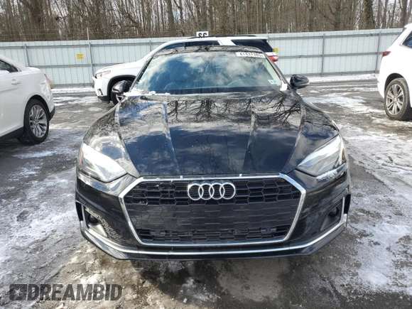 2022 Audi A5 Sportback Premium with VIN WAUABCF59NA016750, listed as a Copart auction lot 41437385 with 16,300 mi miles and Salvage Title. Bid and sale history available at carsss.com. Image 5.