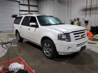 2010 Ford Expedition EL Limited with VIN 1FMJK2A5XAEA38632, listed as a Copart auction lot 44643075 with 288,399 mi miles and Salvage Title. Bid and sale history available at carsss.com. Image 4.