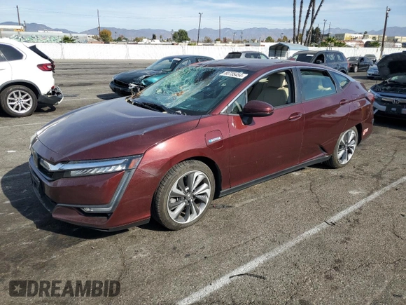 2018 Honda Clarity Plug-In Hybrid with VIN JHMZC5F12JC015108, listed as a Copart auction lot 80735454 with 81,669 mi miles and Salvage Title. Bid and sale history available at carsss.com. Image 1.