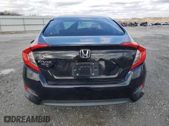 2017 Honda Civic Sedan LX with VIN 2HGFC2F59HH503549, listed as a Copart auction lot 44167375 with 95,743 mi miles and Salvage Title. Bid and sale history available at carsss.com. Image 6.