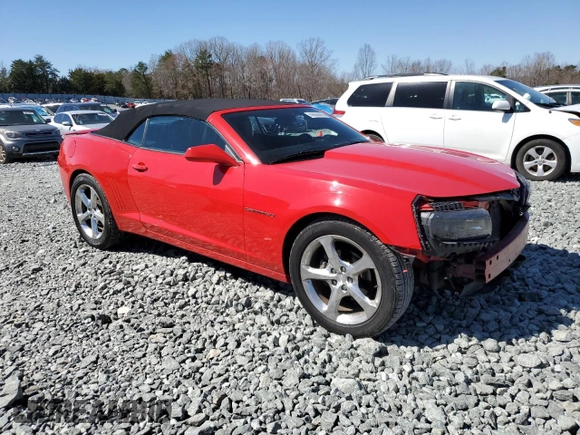 2015 Chevrolet Camaro LT with VIN 2G1FF3D37F9296611, listed as a Copart auction lot 50684785 with 71,486 mi miles and Salvage Title. Bid and sale history available at carsss.com. Image 4.