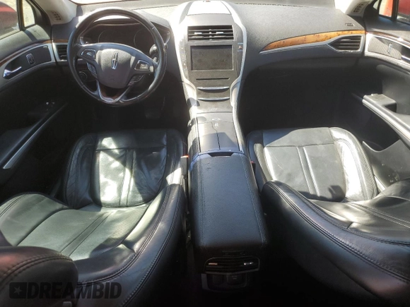 2015 Lincoln MKZ with VIN 3LN6L2GK1FR622826, listed as a Copart auction lot 50158725 with Not Provided miles and Salvage Title. Bid and sale history available at DreamBid. Image 8.