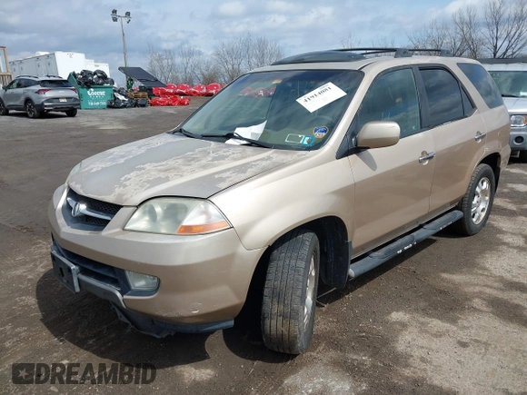 2001 Acura MDX with VIN 2HNYD18271H515636, listed as a IAAI auction lot 41914081 with 223,504 mi miles. Bid and sale history available at carsss.com. Image 2.