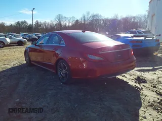 2016 Mercedes-Benz CLS with VIN WDDLJ6FB2GA160705, listed as a IAAI auction lot 41469368 with 134,296 mi miles. Bid and sale history available at carsss.com. Image 3.