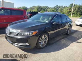 2016 Acura RLX Tech Pkg with VIN JH4KC1F56GC001475, listed as a Copart auction lot 75928934 with 0 mi miles and Non Repairable. Bid and sale history available at carsss.com. Image 1.