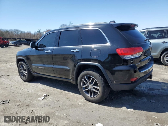 2018 Jeep Grand Cherokee Limited with VIN 1C4RJFBG0JC190853, listed as a Copart auction lot 52005225 with 77,667 mi miles and Salvage Title. Bid and sale history available at carsss.com. Image 2.