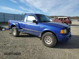 2003 Ford Ranger XL with VIN 1FTYR10U83PA66678, listed as a Copart auction lot 42584915 with 118,580 mi miles and Salvage Title. Bid and sale history available at carsss.com. Image 4.