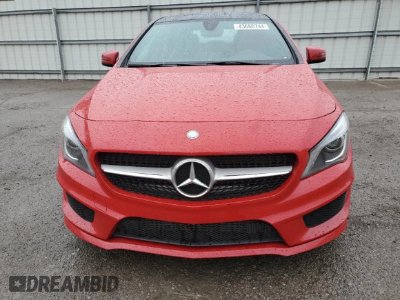 2015 Mercedes-Benz CLA 250 with VIN WDDSJ4EB4FN255498, listed as a Copart auction lot 43660744 with 40,809 mi miles and . Bid and sale history available at DreamBid. Image 5.