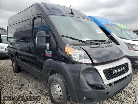 2022 Ram ProMaster Cargo with VIN 3C6LRVBG6NE113371, listed as a Copart auction lot 76282374 with 65,101 mi miles and Clean Title. Bid and sale history available at DreamBid. Image 4.
