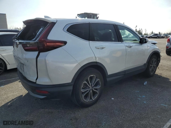 2020 Honda CR-V EX with VIN 7FARW1H54LE027952, listed as a Copart auction lot 45634315 with 79,943 mi miles and Salvage Title. Bid and sale history available at carsss.com. Image 3.