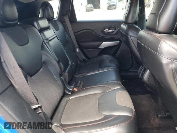 2018 Jeep Cherokee Trailhawk with VIN 1C4PJMBB4JD526014, listed as a Copart auction lot 58728255 with 76,655 mi miles and Salvage title. Bid and sale history available at DreamBid. Image 11.