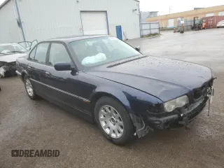 2000 BMW 7 Series 740iA with VIN WBAGG8345YDN76725, listed as a Copart auction lot 78261524 with 0 mi miles and Salvage Title. Bid and sale history available at carsss.com. Image 4.