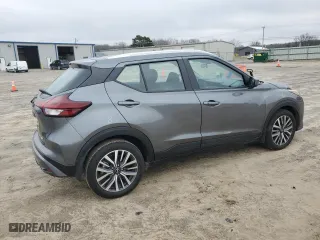 2023 Nissan Kicks SV with VIN 3N1CP5CV4PL505486, listed as a Copart auction lot 86190134 with 38,958 mi miles and Salvage Title. Bid and sale history available at carsss.com. Image 3.